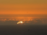 coucher du soleil côte ouest de chiloe parc