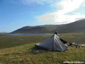 camping feroe au lac Fjallavatn