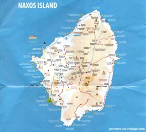 tour bus carte touristique naxos
