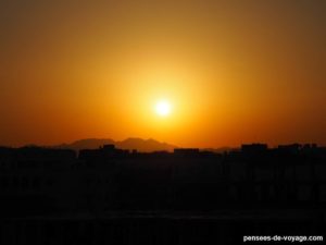 coucher de soleil egypte