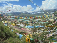 Drapeaux de prière tibétains
