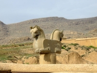 sculpture perse chevaux