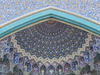ceramiques bleues,  Mosquée du Chah